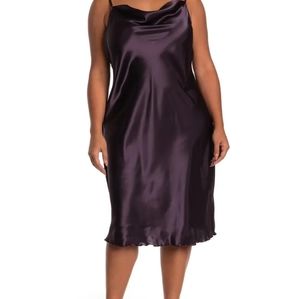 Bebe Satin Slip Dress